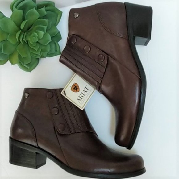 Ariat Shoes - ARIAT Leather Ankle Boots Booties NWT 7